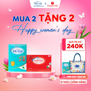 Avisure Combo 2 Hộp Sắt Hữu Cơ Safoli + Canxi Hical Cho Bà Bầu và Sau Sinh 120 viên