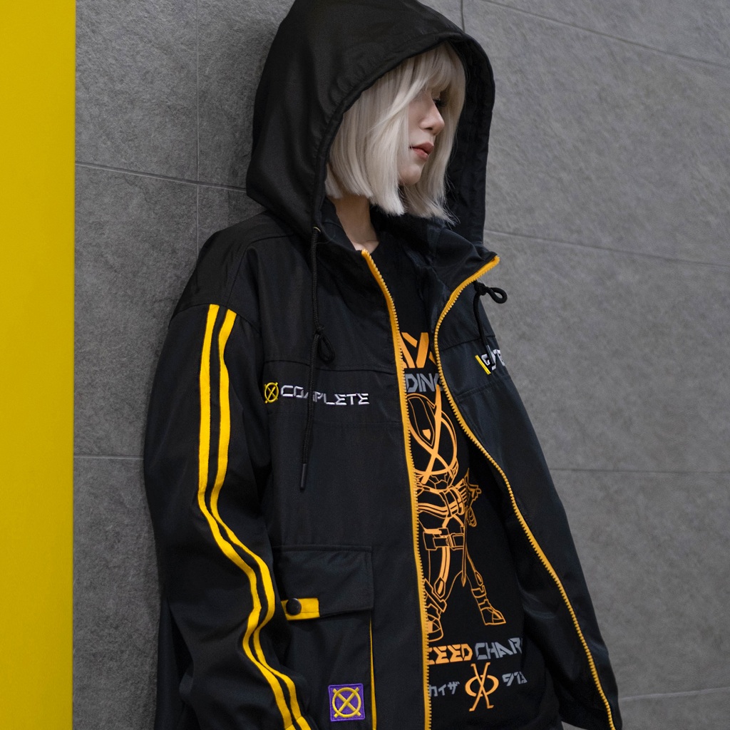 Áo Khoác Kaixa Dù Thêu Nam Nữ Unisex Form Rộng Oversized | BigBuy360 - bigbuy360.vn