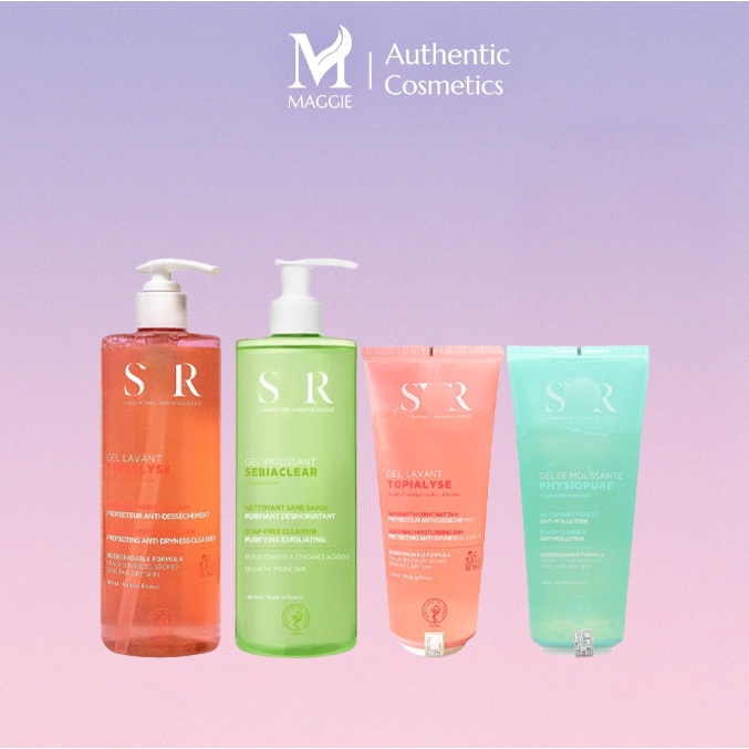 Sữa Rửa Mặt SVR  - kiểm soát dầu và thông thoáng da, da khô và nhạy cảm