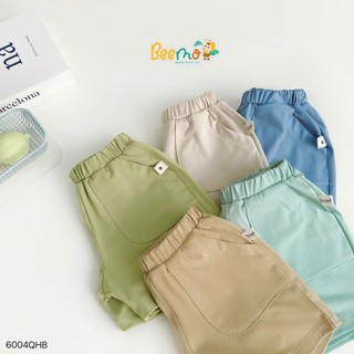 Quần đùi (short) thun co giãn trơn basic nhiều màu Beemo cho bé
