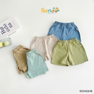 Quần đùi (short) thun co giãn trơn basic nhiều màu Beemo cho bé