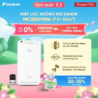 [LIVESTREAM] Máy Lọc không khí Daikin MC55UVM6-7 - Diện tích sử dụng 41m2