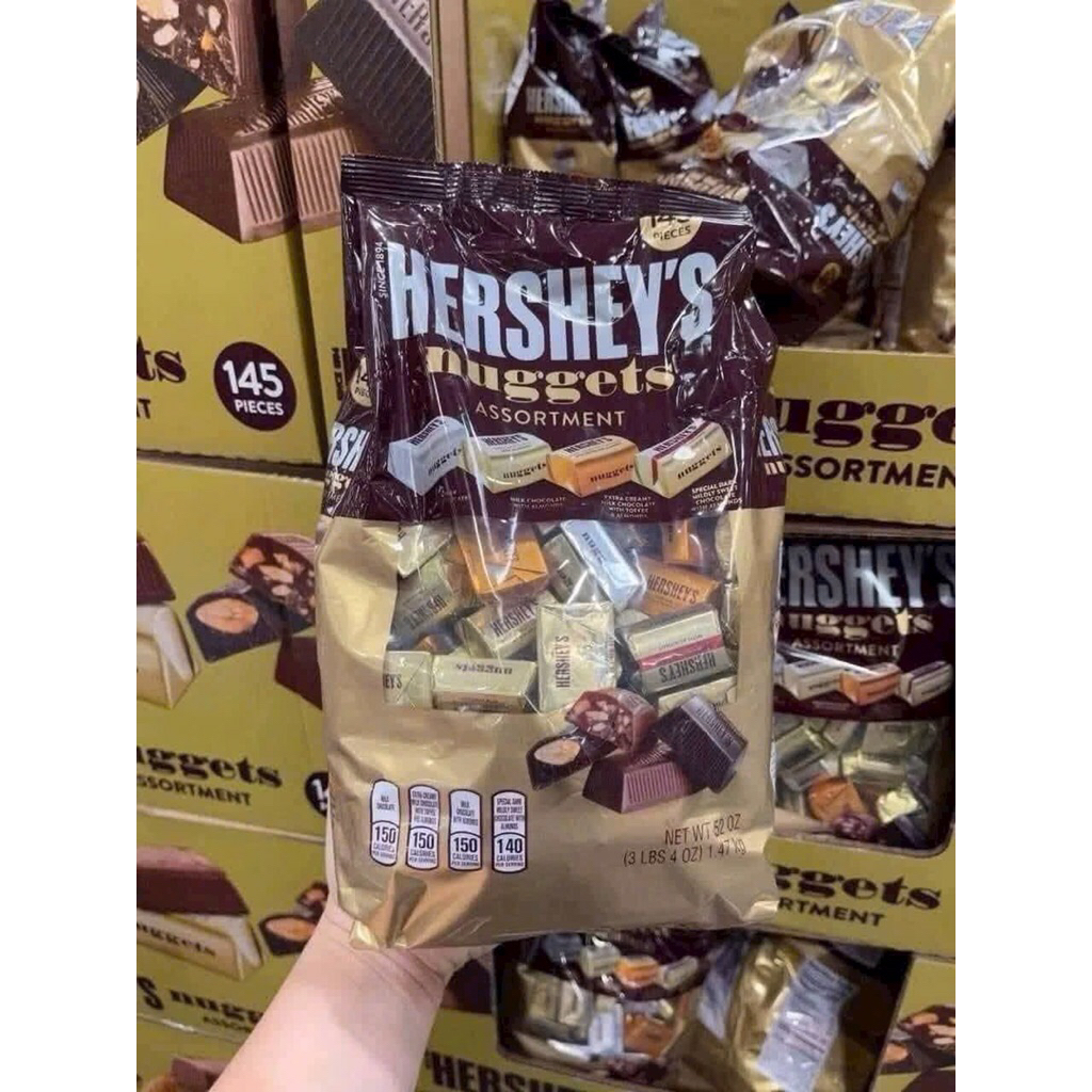 Hàng Mỹ - Socola Hershey's Nuggets 145 viên