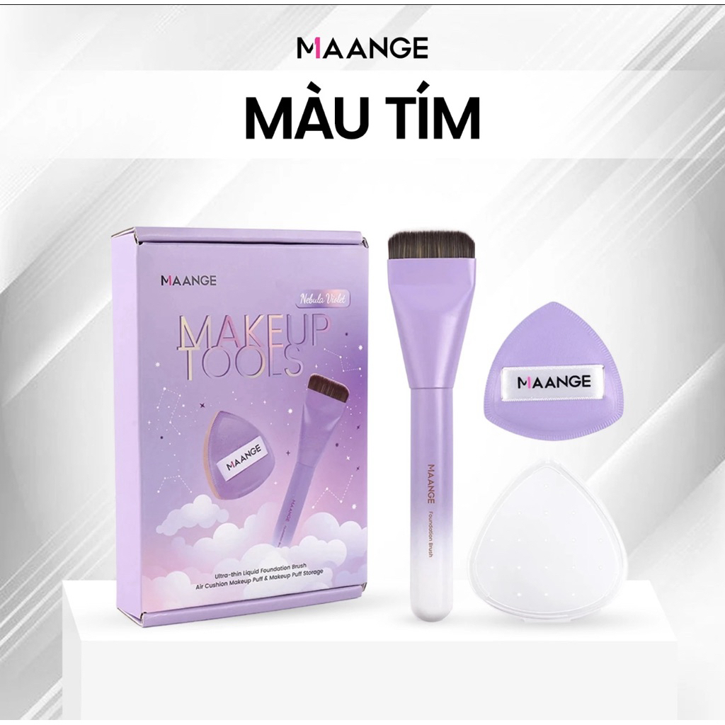 Combo quét tán nền và dặm nền cực êm ( Màu Tím )