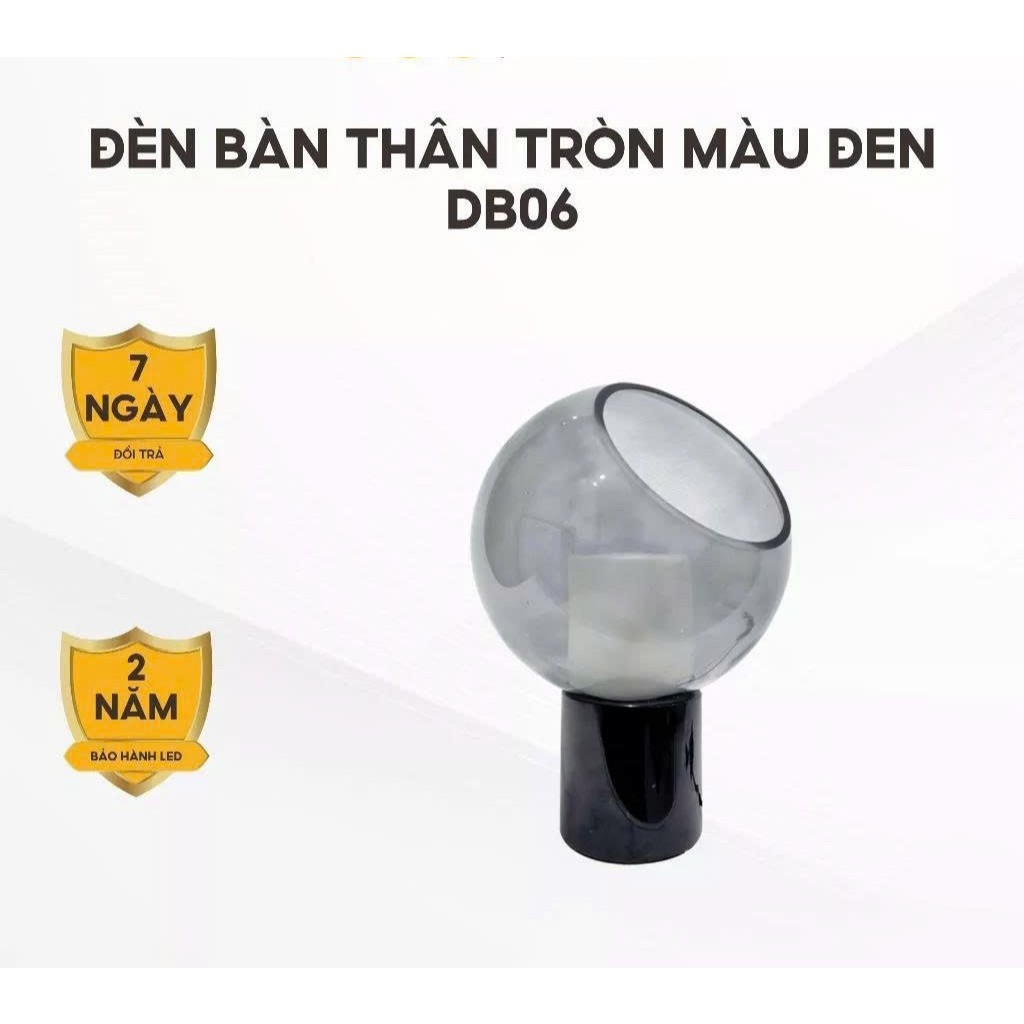 Đèn Bàn DB06 355 Decor Lighting Bóng LED 3000K Thân Tròn