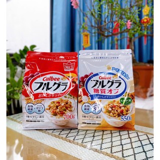 Ngũ cốc CALBEE Nhật 700G Túi Đỏ và Túi Trắng (date 08/2026)