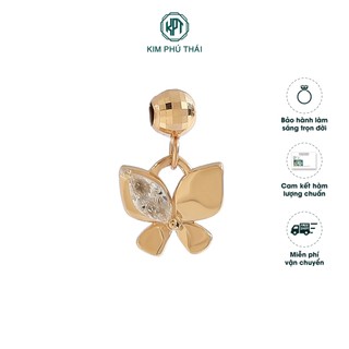 Charm Nữ KIM PHÚ THÁI Vàng 10K Hình Bướm Xinh Đính Đá CZ Cao Cấp – C14
