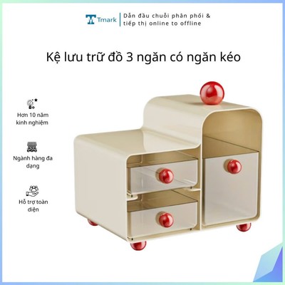 [Gift] Hộp đựng đồ đa năng dùng đựng đồ mỹ phẩm để bàn