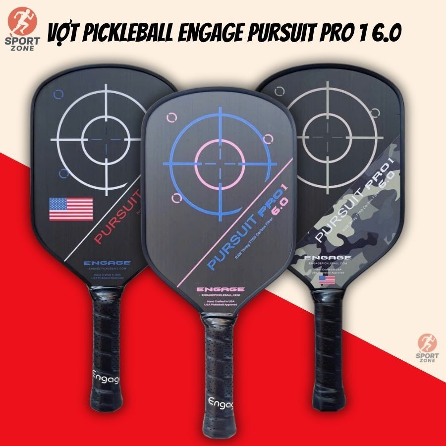 Vợt Pickleball Engage Pursuit Pro 1 6.0 Chính Hãng Chuẩn USAPA Thi Đấu Chuyên Nghiệp