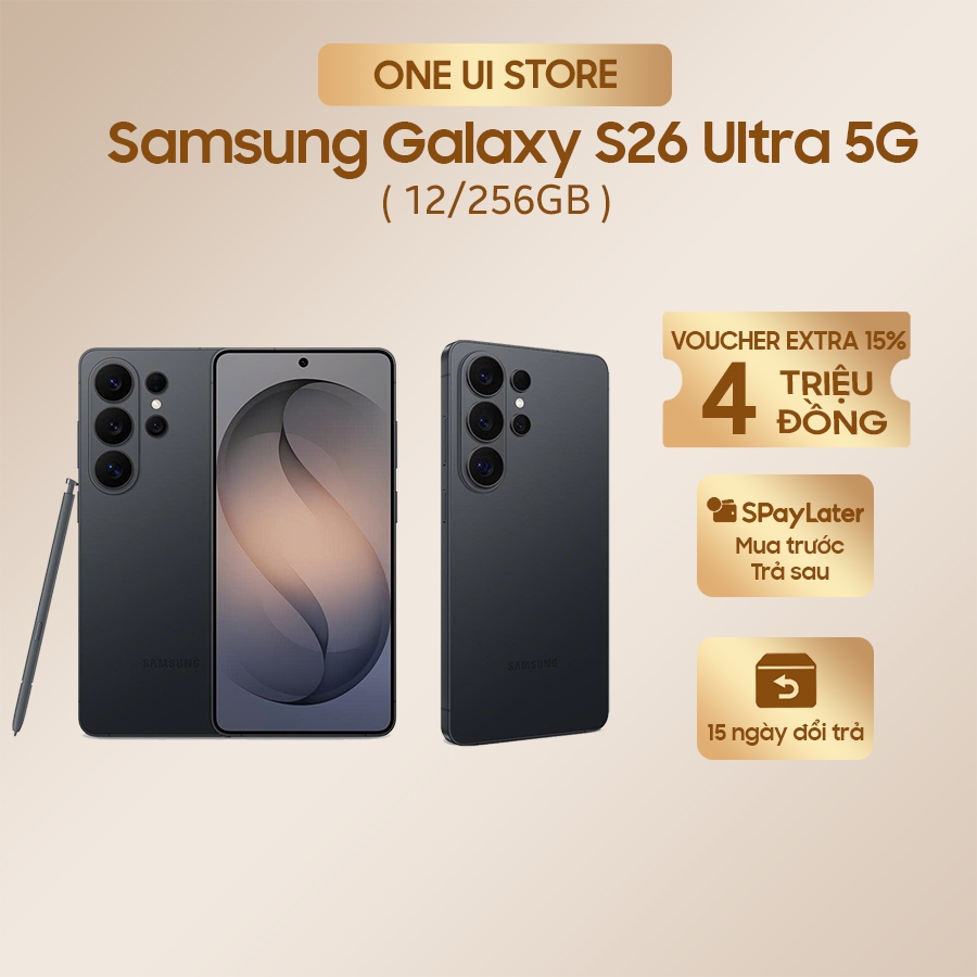 (HOT) Điện thoại Samsung Galaxy S26 Ultra 5G 12/256GB chính hãng 100% Bảo hành toàn quốc - ONE UI ST