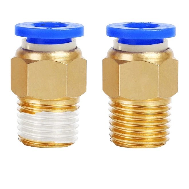 Đầu nối nhanh khí nén PC601 (Ống 6 ren 9.6)