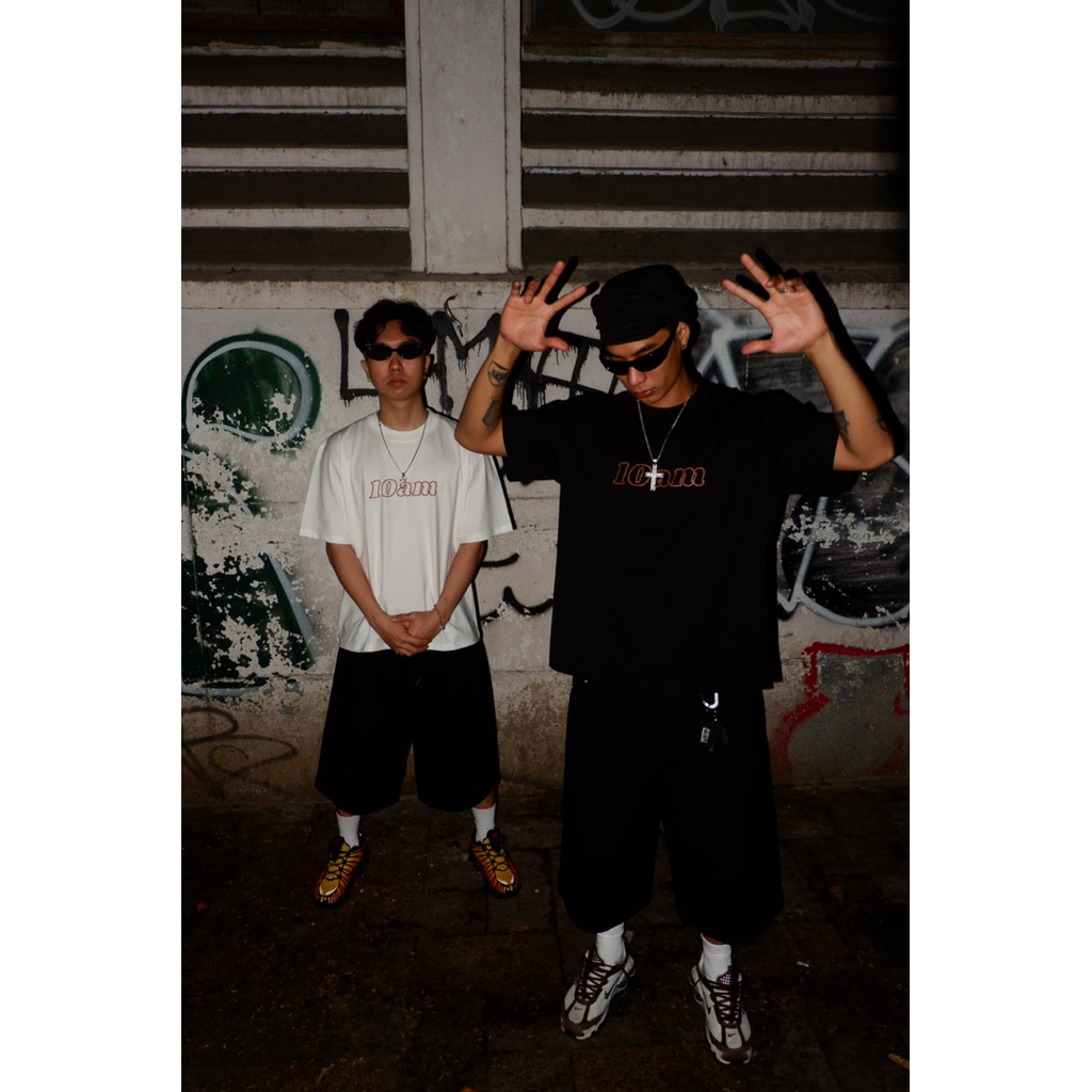 Áo Thun Boxy Form "10AM - Wagwan?"