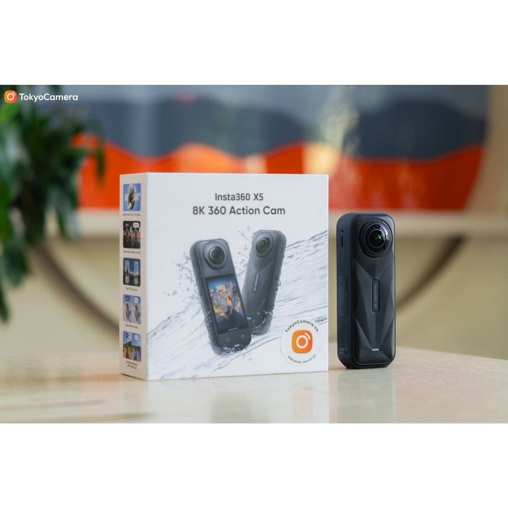 Camera hành trình Insta360 X5 Standard hỗ trợ quay 7K60fps bảo hành chính hãng 12 tháng | BigBuy360 - bigbuy360.vn