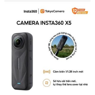 Camera hành trình Insta360 X5 Standard hỗ trợ quay 7K60fps bảo hành chính hãng 12 tháng
