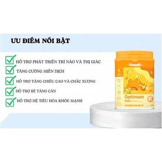 [HỎA TỐC HCM] Optimum Gold 1, 2, 3, 4, Sữa Optimum Gold Hỗ Trợ Tăng Đề Kháng Và Phát Triển Não Bộ cho Bé- date mới