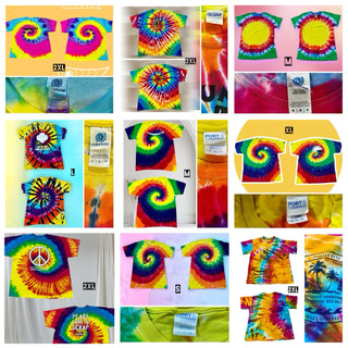 Áo thun loang tie dye p1