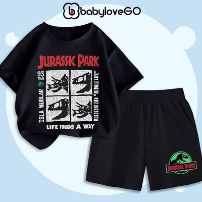 Đồ bộ bé trai BabyloveGO set đồ bé trai chất thun cotton mềm mịn thoáng mát in hình cho bé B-KL53-54
