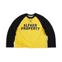 ÁO “ALFAER” PROPERTY RAGLAN LONGSLEEVE T-SHIRT - YELLOW