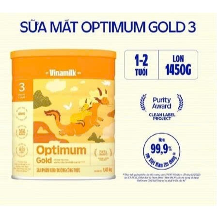 Sữa bột Optimum Gold 3 1,45kg ( 1-2 tuổi)