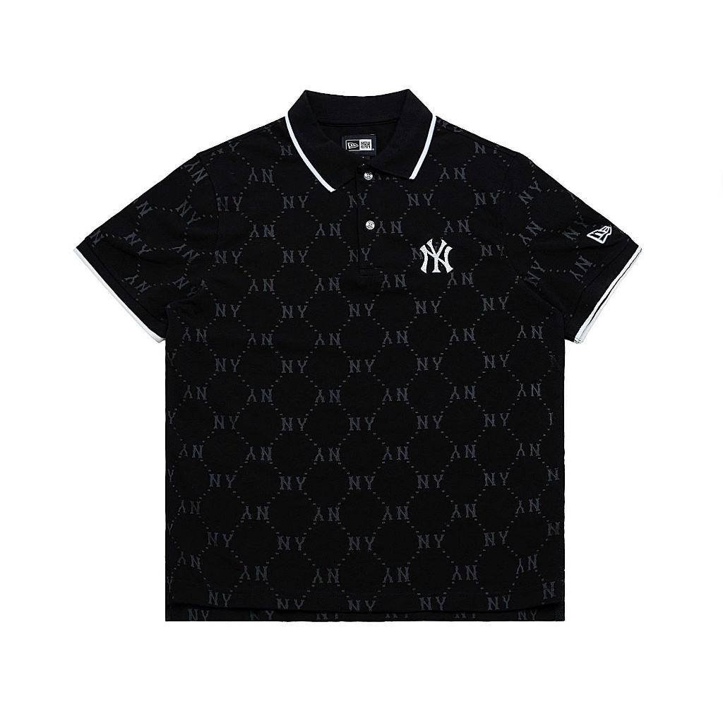 Polo New Era NY Mono Đen 13622798 | Fox Sneaker