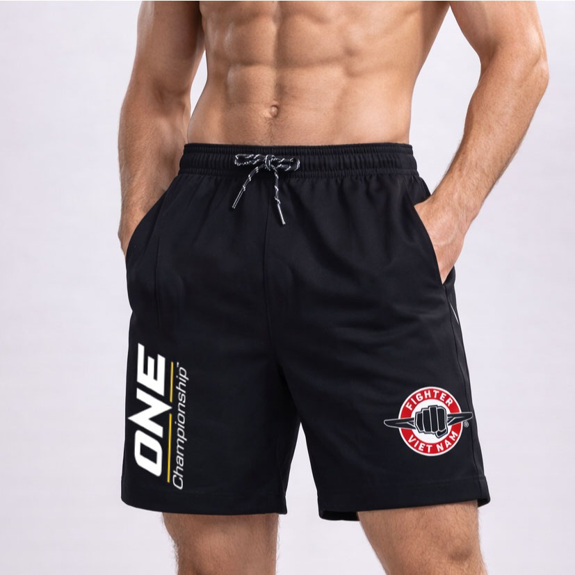 Quần Shorts Fighter Cotton - Võ Thuật Boxing, Muay Thái, MMA, ONE...