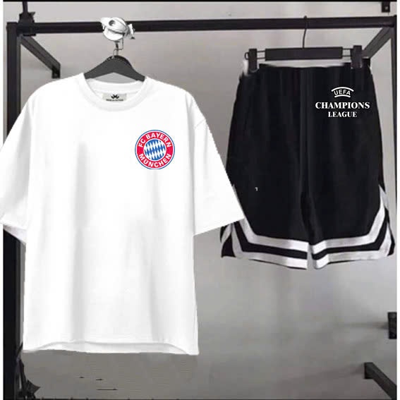 áo Bayern Munich , áo in Logo Champions League - bộ quần áo bóng đá Bayern Munich in theo yêu cầu