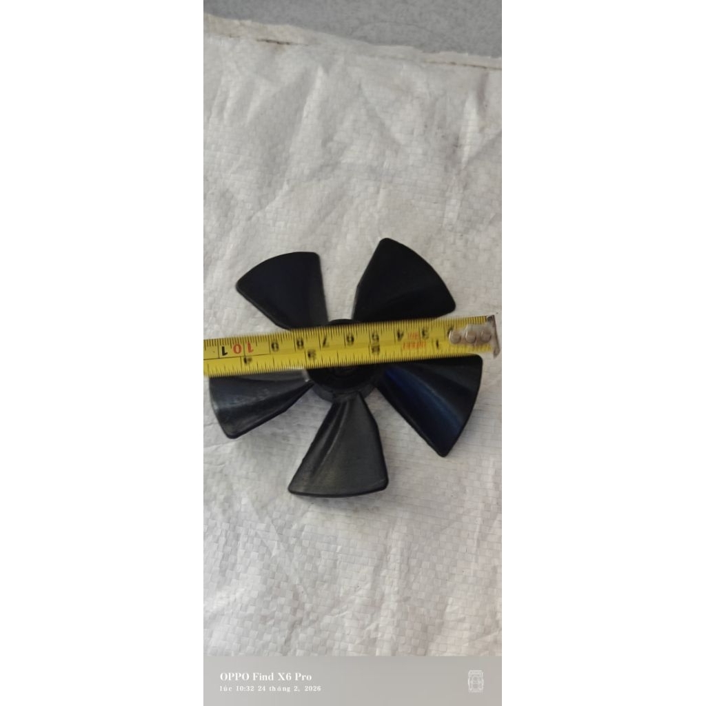 cánh quạt tản nhiệt 5 cánh 115mm Nhật Bản trục 10mm