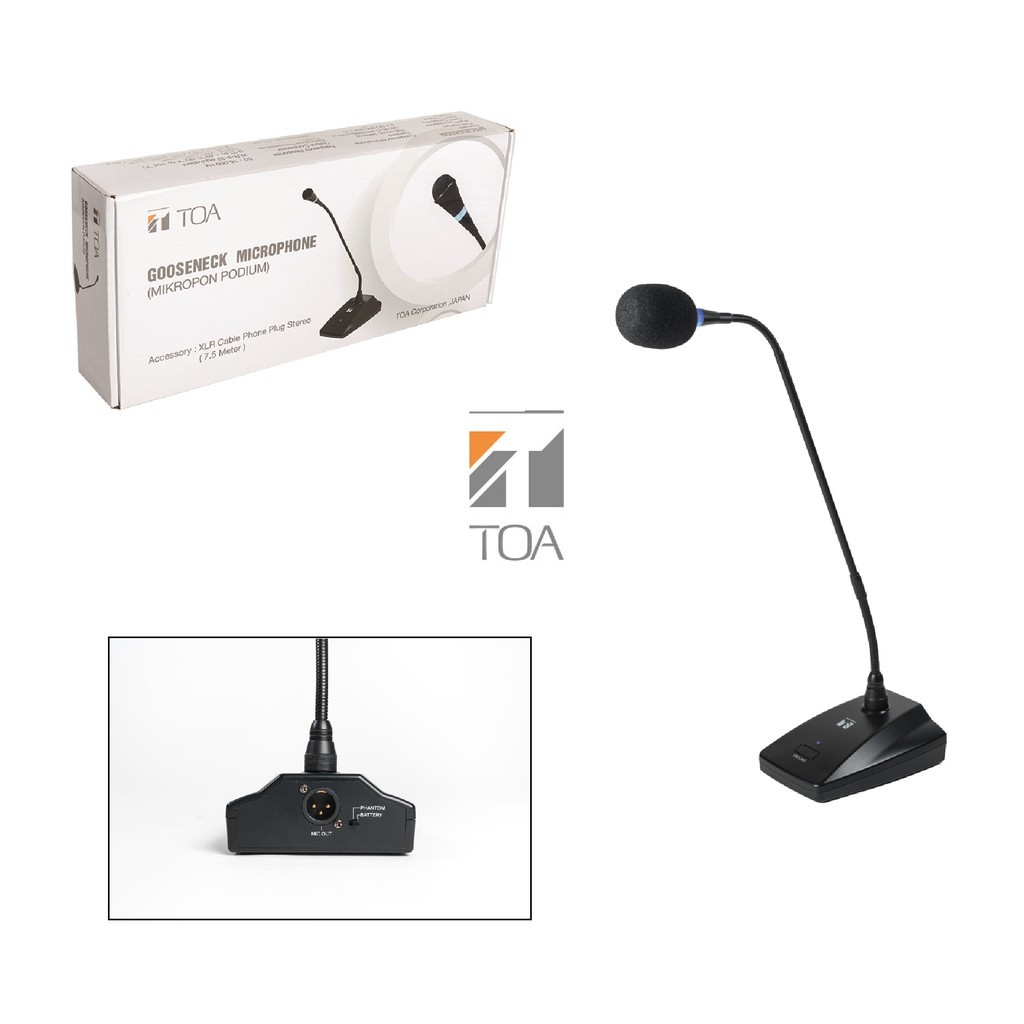 Micro cổ ngỗng độ nhạy cao Toa EM-380-AS