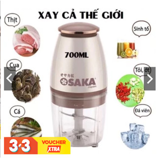 Máy Xay Sinh Tố Osaka Chính Hãng, Cối xay Đa Năng Cầm Tay Bền Đẹp, Xay Thịt, Xay Cua, Xay Đá