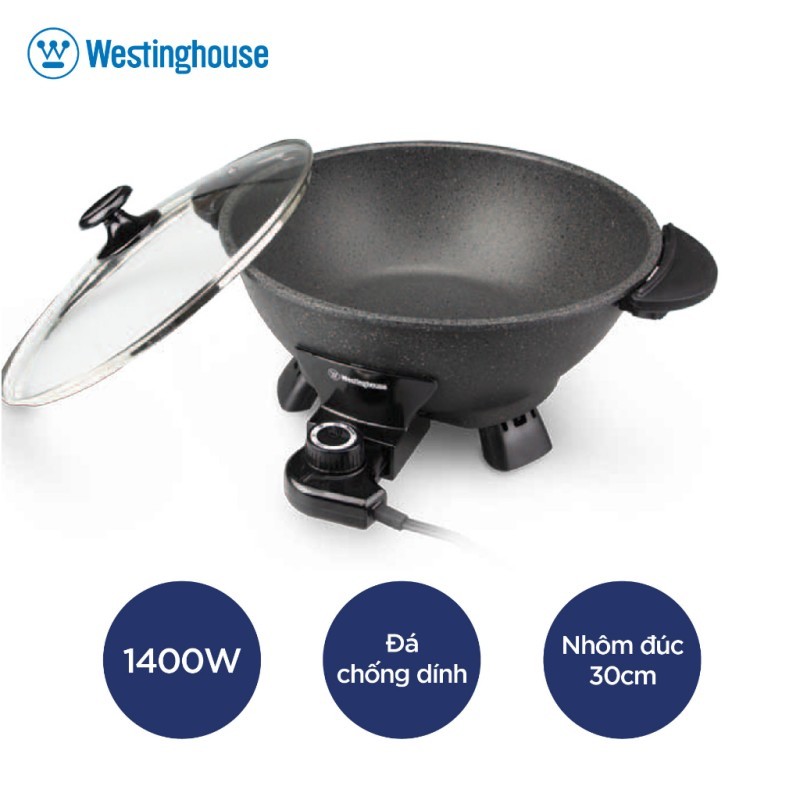 CHẢO ĐIỆN WESTINGHOUSE WKSK3010 1400W ,BẢO HÀNH 12 THÁNG