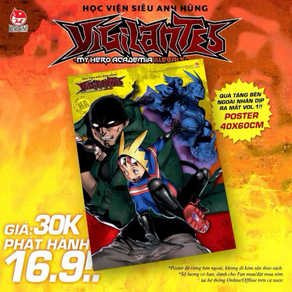 Truyện Tranh | Học viện siêu anh hùng Vigilantes - MHA - POSTER
