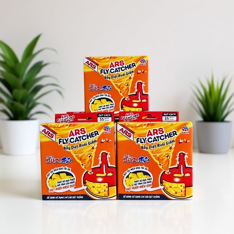 Bẫy Diệt Ruồi Giấm Nhập Nhật Bản - Hiệu Quả 1 Tháng, An Toàn Cho Trẻ Em & Thú Cưng, Dùng Trong Nhà Bếp