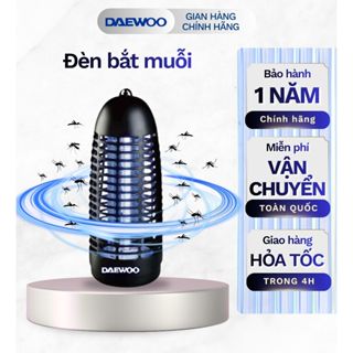 Đèn bắt muỗi Daewoo ánh sáng xanh thu hút côn trùng DWIK-780 an toàn, công suất 6W, tiết kiệm điện năng, BH 1 năm