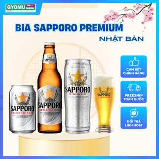 Bia Sapporo Premium SPB 100ml, 330ml, 650ml - Gyomu Japan