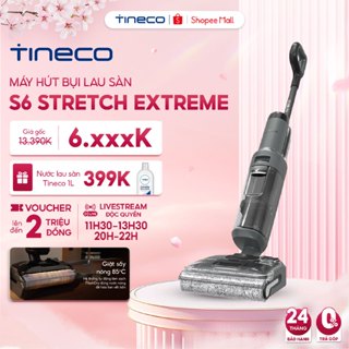 Máy hút bụi lau sàn khô ướt Tineco Floor One S6 Stretch Extreme - Động cơ 220W - Lực hút 20.000Pa - 6*4000mAh