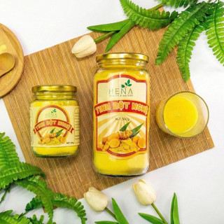 Tinh bột nghệ vàng nguyên chất hena 250g 500g tinh chế cao cấp, bột tinh nghệ vàng