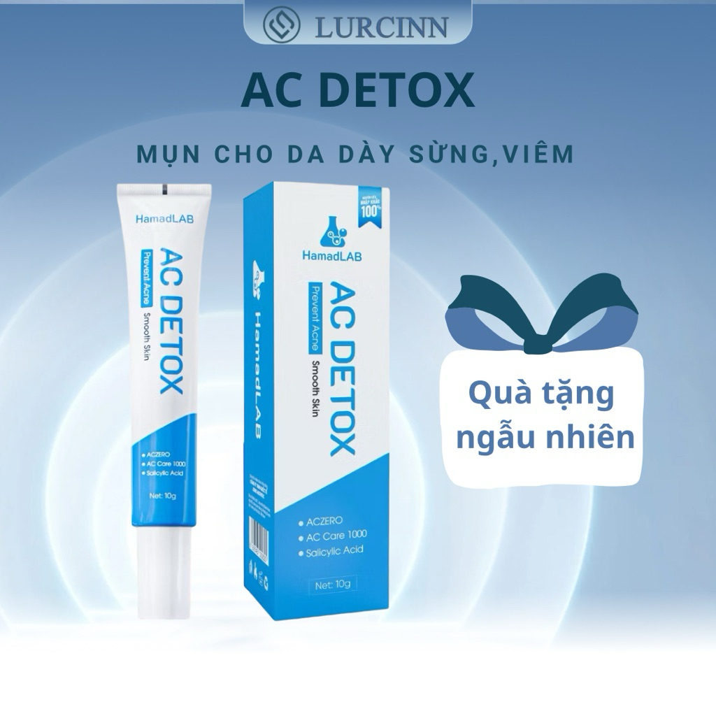 serum mụn  10ml LURCIN dành cho các làn da dày sừng,mụn viê