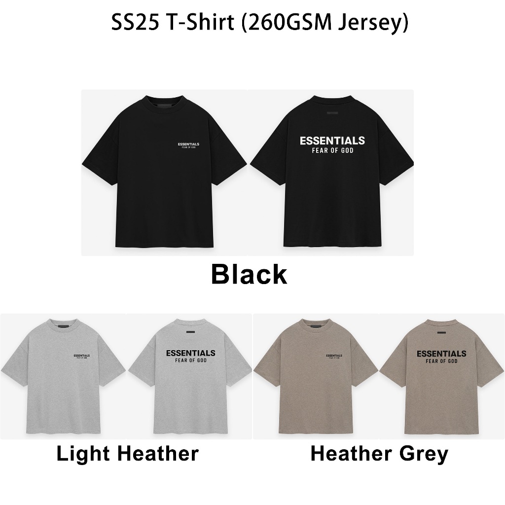 [FW24 HOLIDAY COLLECTION] Fear of God Essentials T-shirt Holiday - Áo thun tee ESSENTIALS Fear Of Go