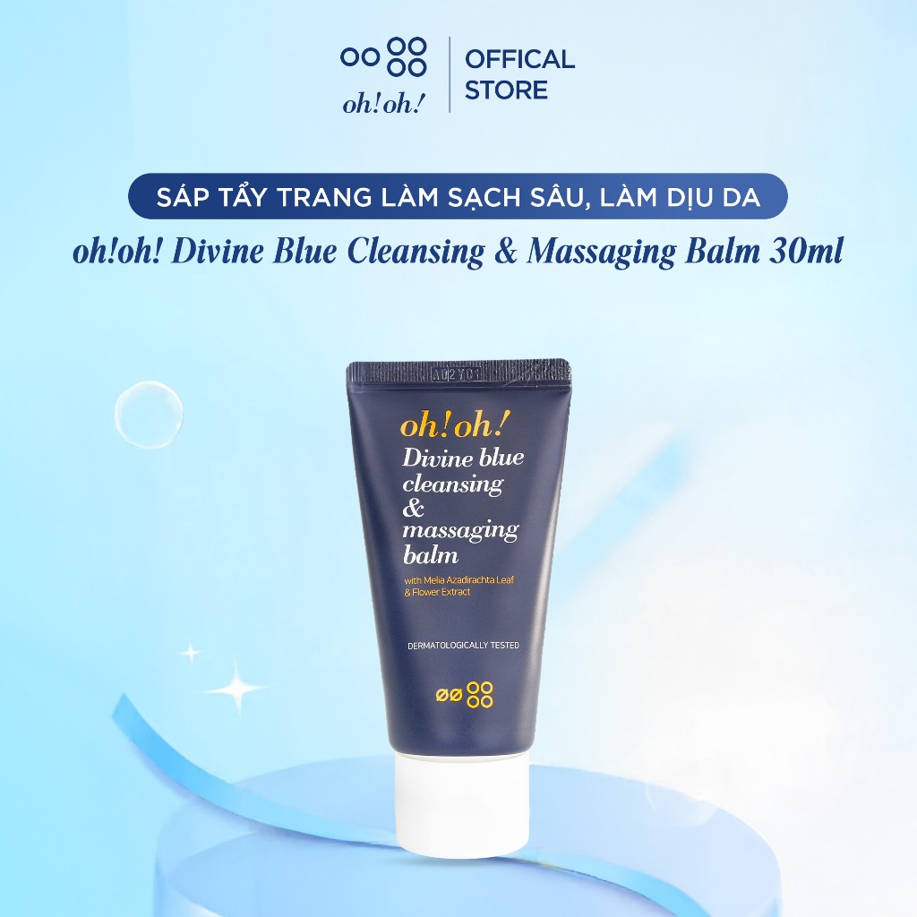 Sáp Tẩy Trang oh! oh! Divine Blue Cleansing & Massaging Balm 30ml