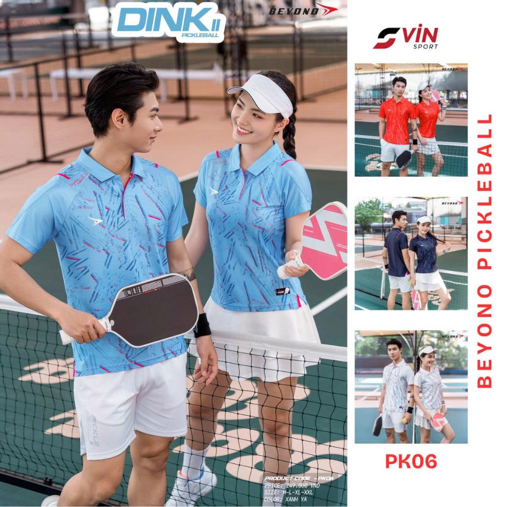 Áo Polo Thể Thao Thời Trang Nam/Nữ Beyono Dink PK06 - Vin Sport