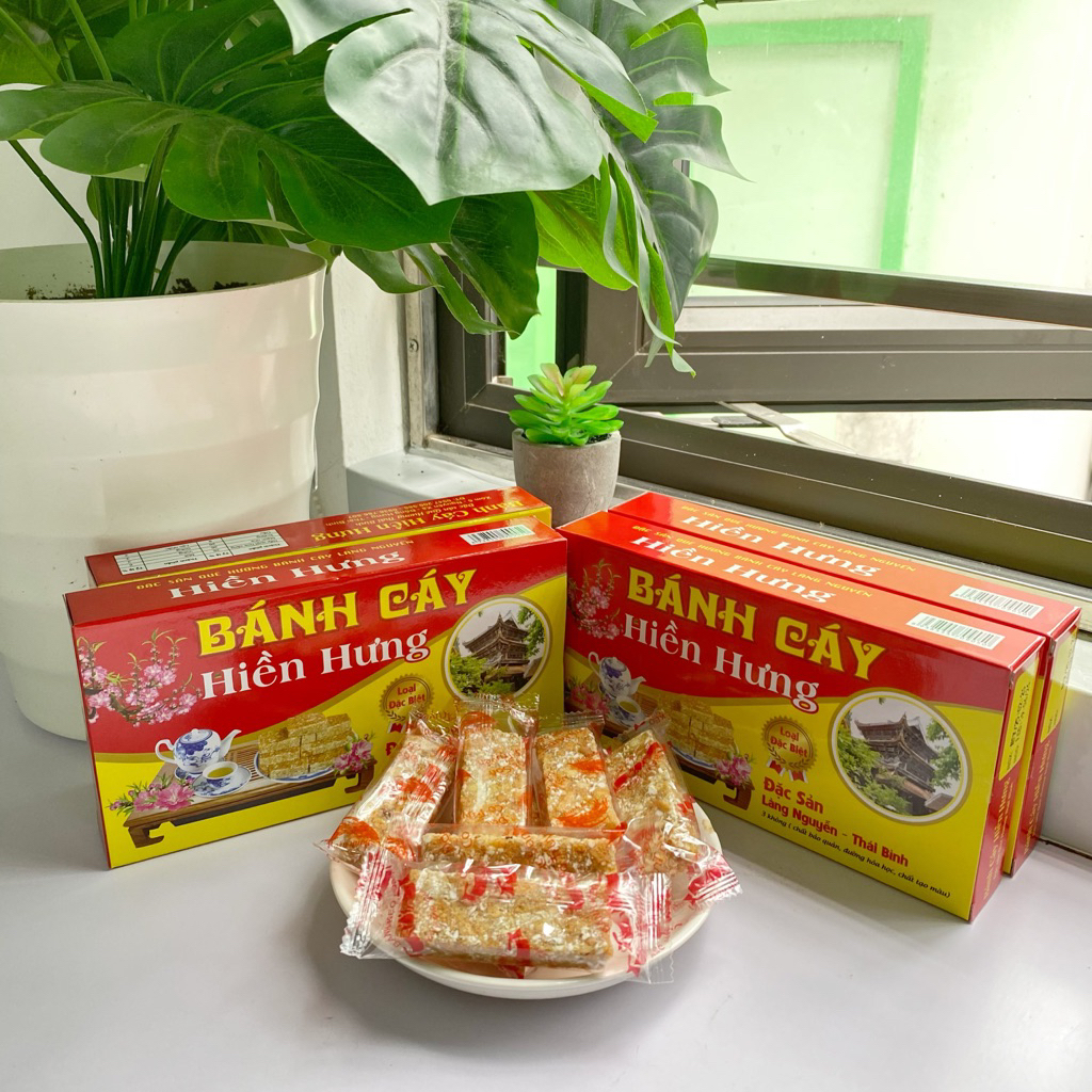 Bánh Cáy - Loại Ít Đường🍀 FREESHIP 🍀 Bánh cáy Làng Nguyễn - Đặc sản Thái Bình loại 250G