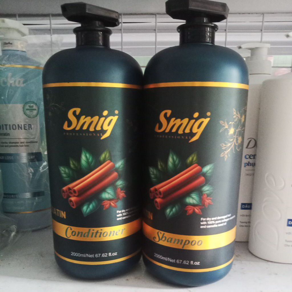 Dầu gội, xả phục hồi tóc Smig 2000ml