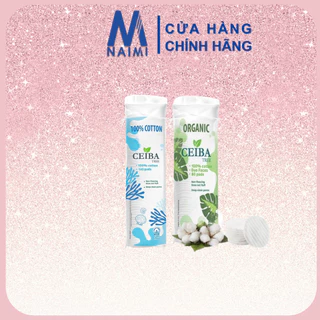 Bông Tẩy Trang 100% Cotton Ceiba Tree GÓI 80 Miếng
