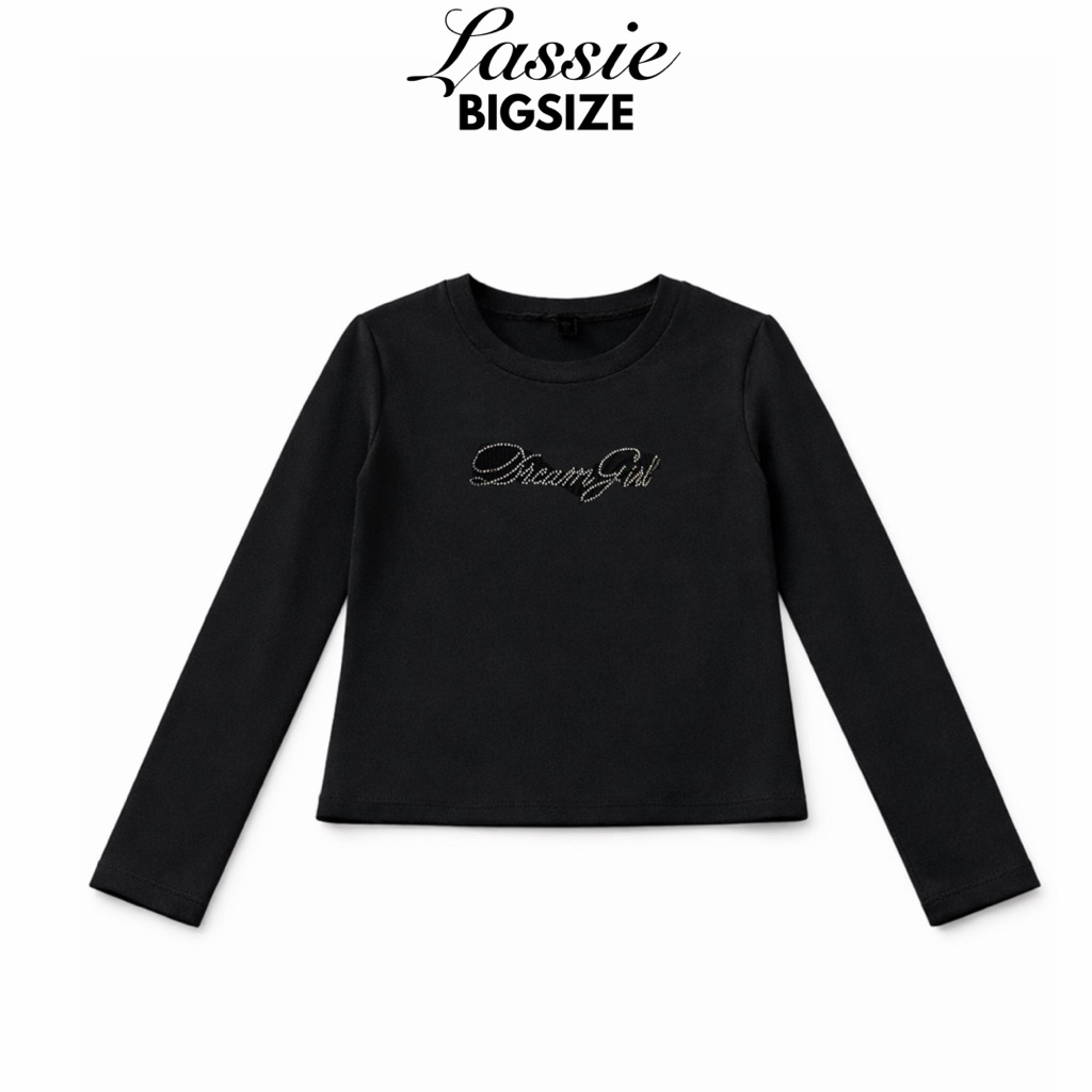 LASSIE BIGSIZE| Áo thun ôm tay dài vải cotton thoáng mát TINY TD
