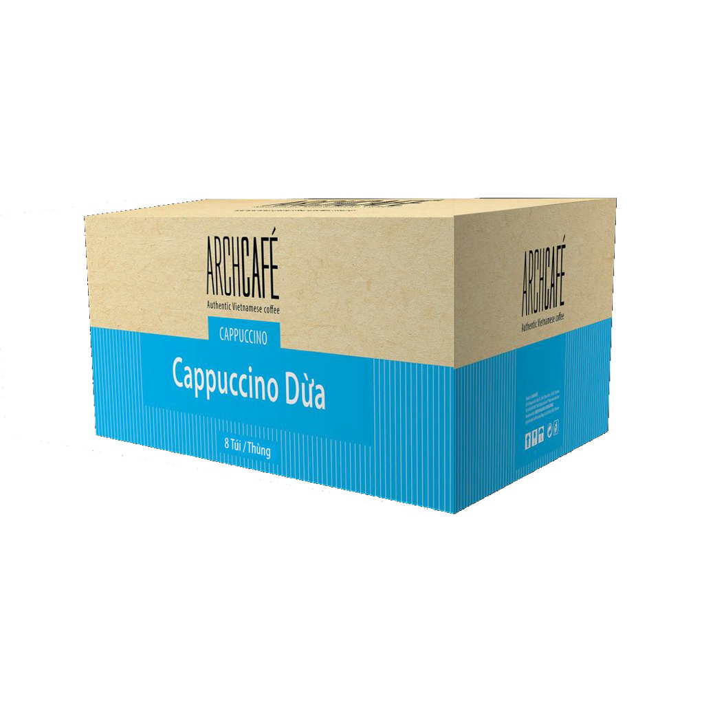 Cappuccino dừa (Archcafe- thùng 8 túi)