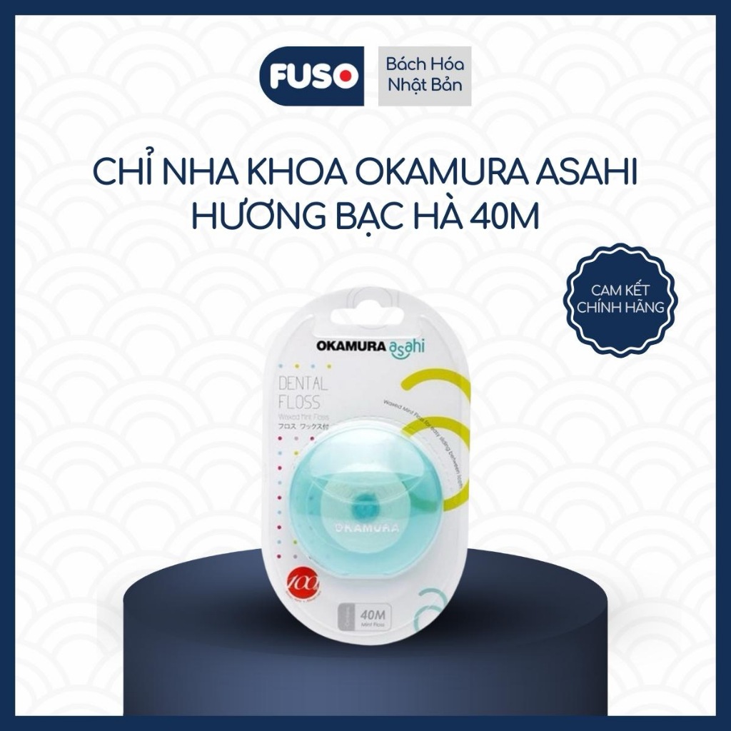 Chỉ Nha Khoa Okamura Asahi Hương Bạc Hà 40m