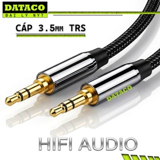 Dây Cáp Âm Thanh 3.5mm 2 Khấc / 3 Khấc – Vỏ Bện Nylon, Jack Mạ Vàng 24K_DATACO