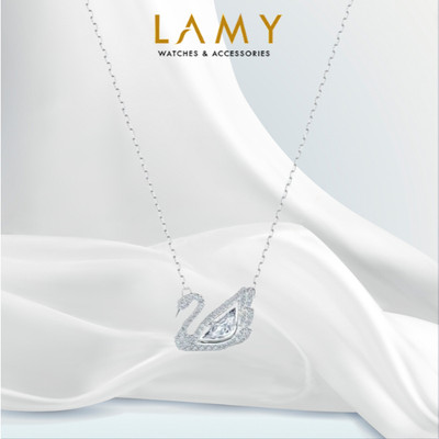 Dây chuyền thiên nga LAMY Dancing Swan White 6052 - Dây chuyền bạch kim