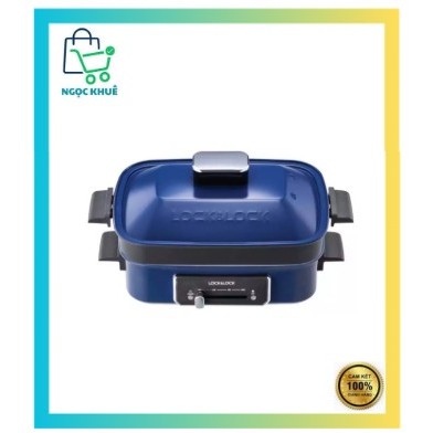 EJG556 NỒI ĐIỆN ĐA NĂNG LOCK_&_ LOCK, 220-240V, 1200-1400W, 50-60Hz 2.5L  Màu Navy