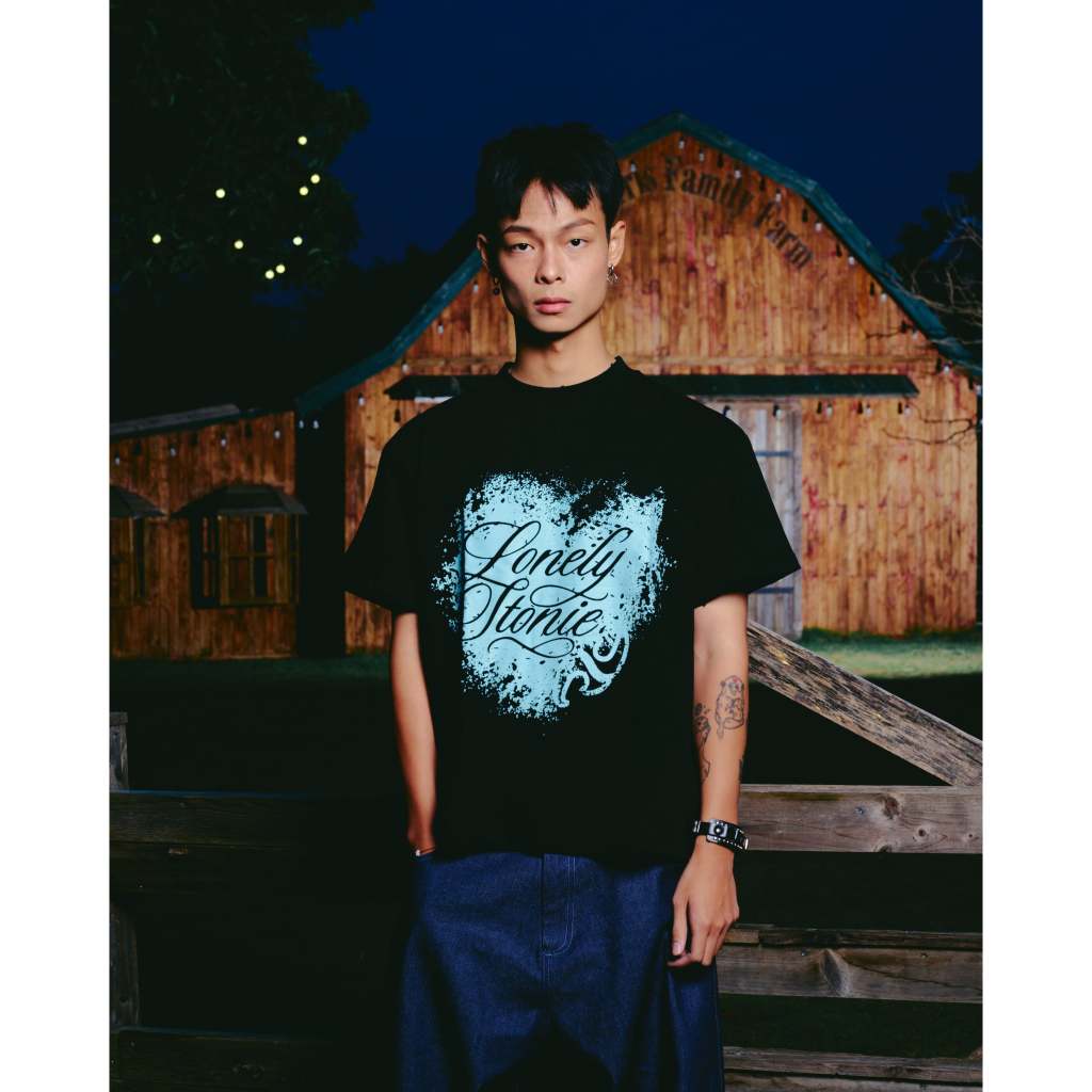 LONELY STONIE - Áo phông/T-shirt "RIOT", chất liệu 100% Cotton 280GSM, form Oversize dễ phối đồ, in 